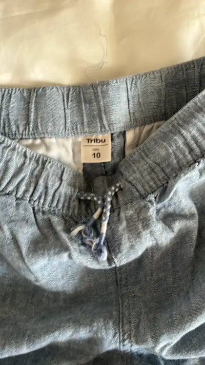 Conjunto de camisa y short de lino para niño - miniatura 4