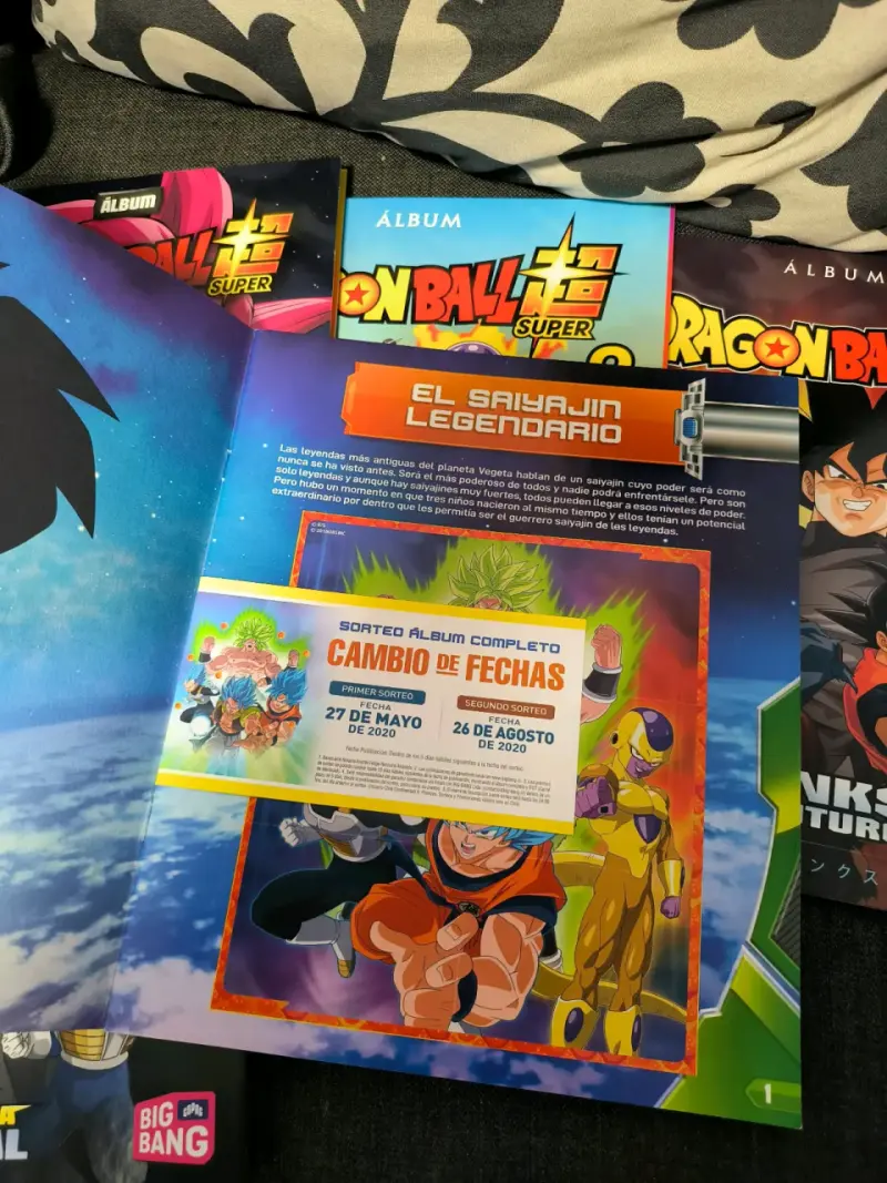 Álbumes Dragon Ball Super edición Big bang - 3