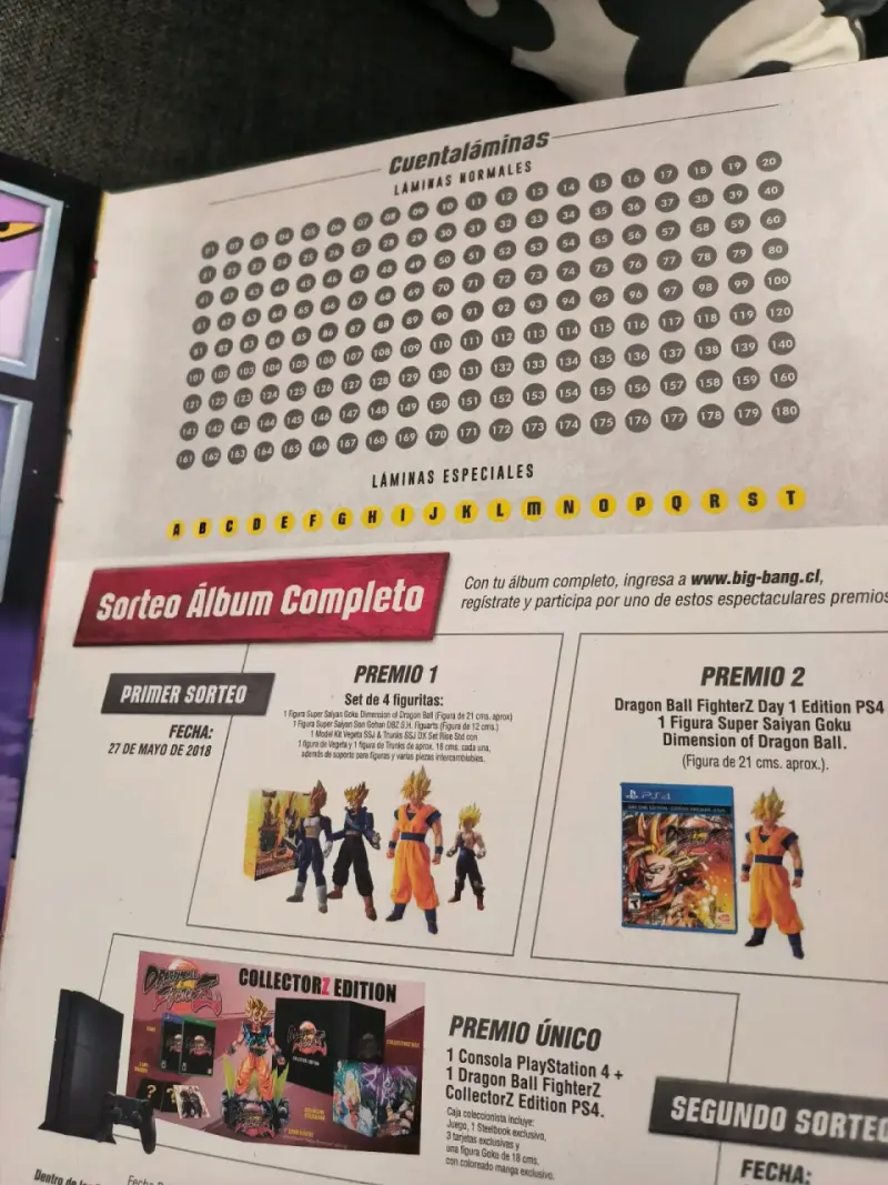 Álbumes Dragon Ball Super edición Big bang - 6