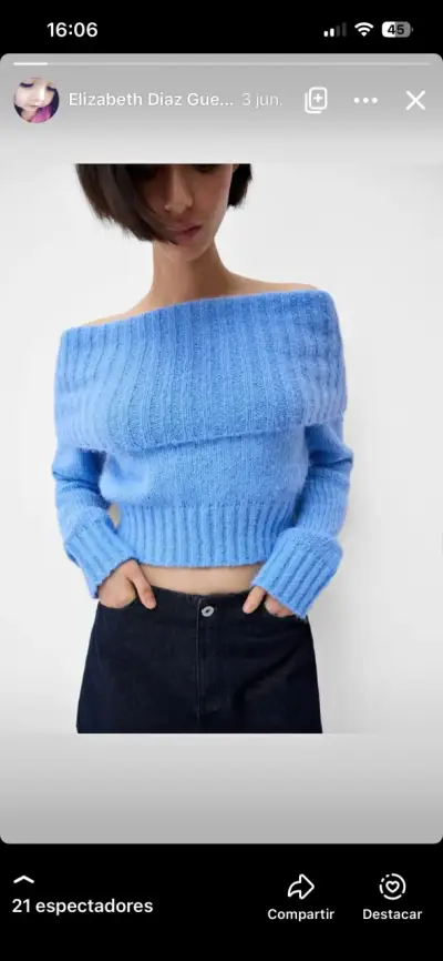 Sweater Bershka talla M - miniatura 1
