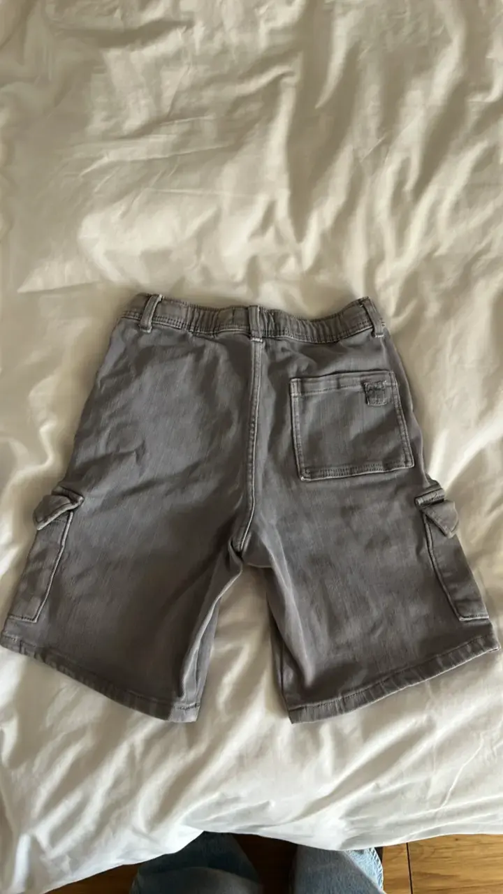 Shorts cargo grises MNG para niño - 2