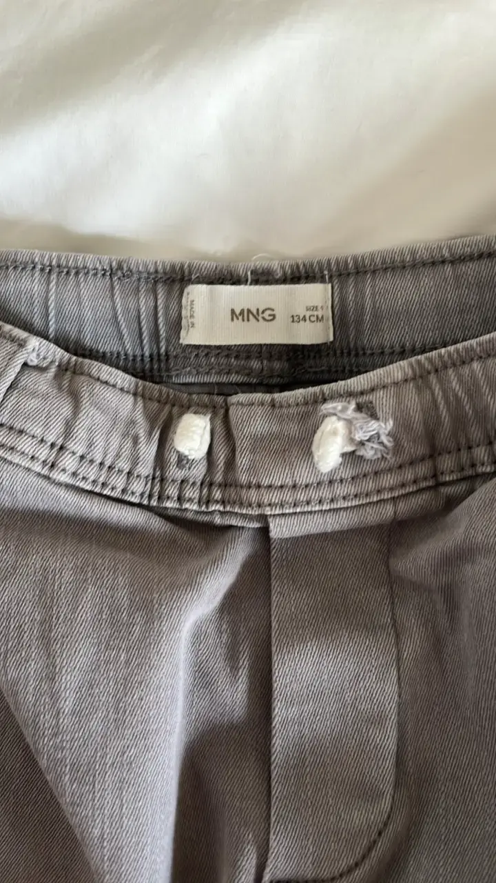 Shorts cargo grises MNG para niño - 3