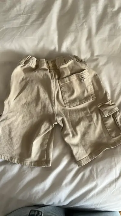Shorts cargo beige MNG  para niño - miniatura 2