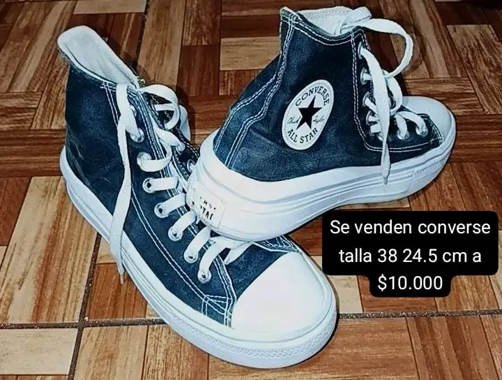 Zapatillas Converse All Star negras talla 38