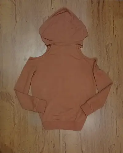 Polerón Cortado Hombros Descubiertos Cold Shoulder - miniatura 2
