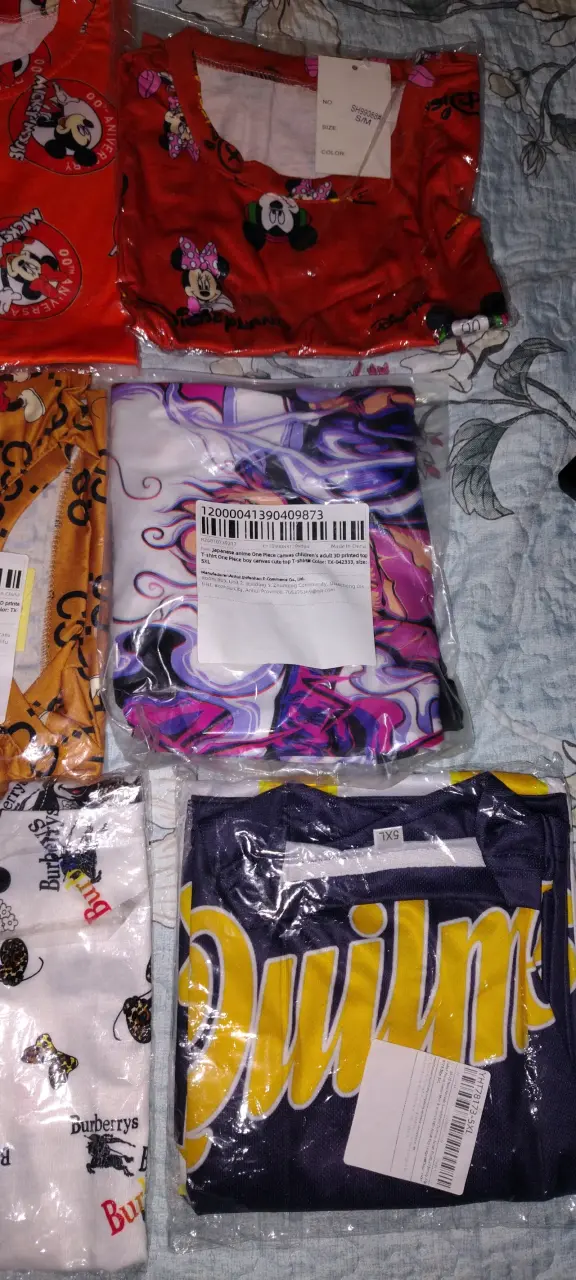 Poleras estampadas de Mickey Mouse anime - 3