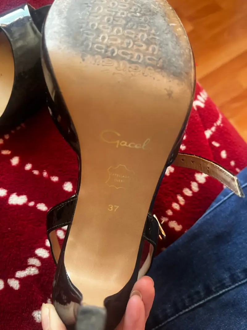 Tacones negros Gacel elegantes - 3