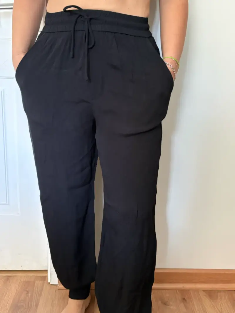 Pantalones ocasional negros mujer - 3
