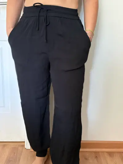 Pantalones ocasional negros mujer - miniatura 3