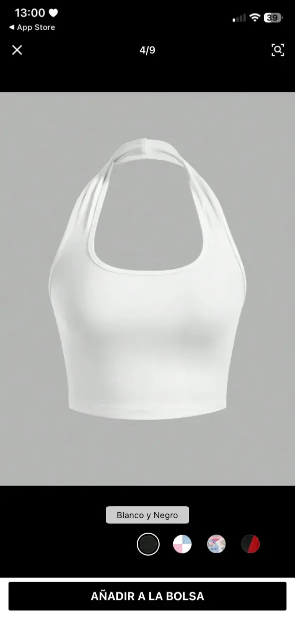 Top blanco sin mangas para mujer - 4