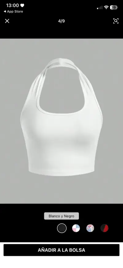 Top blanco sin mangas para mujer - miniatura 4