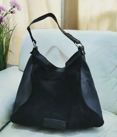 Cartera de cuero gamusa 30 x 25 cm - miniatura 6