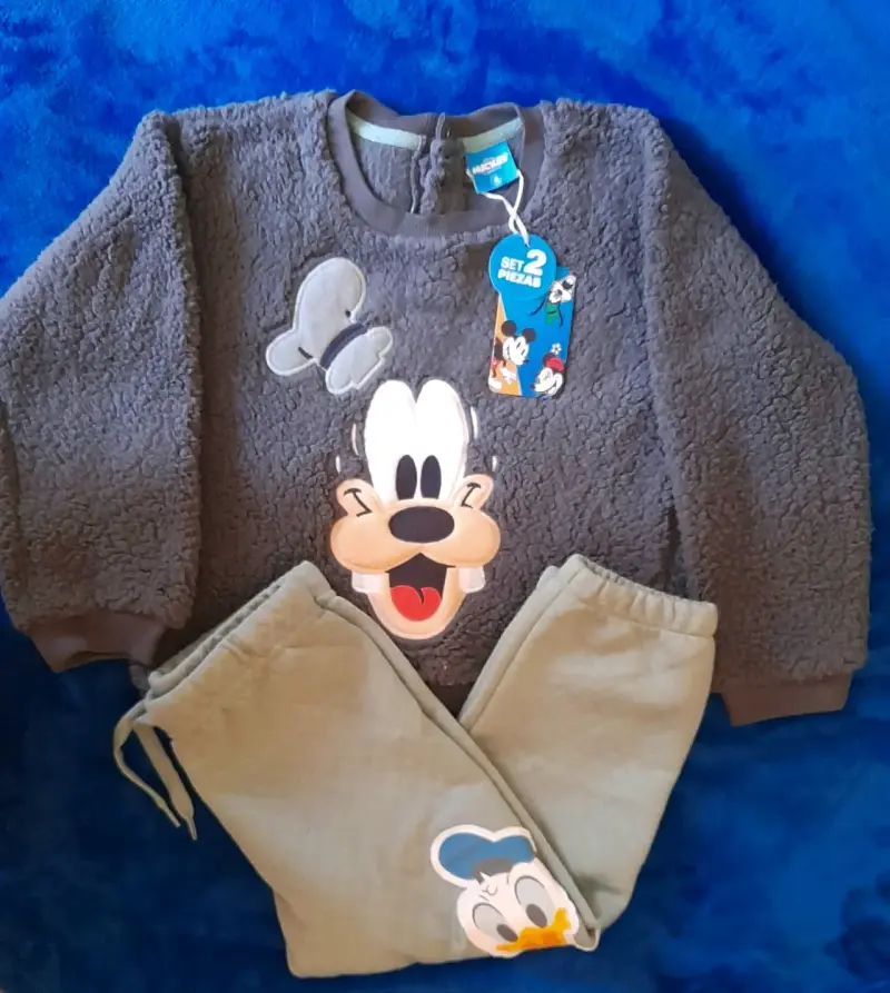 Conjunto infantil Disney Goofy y Donald