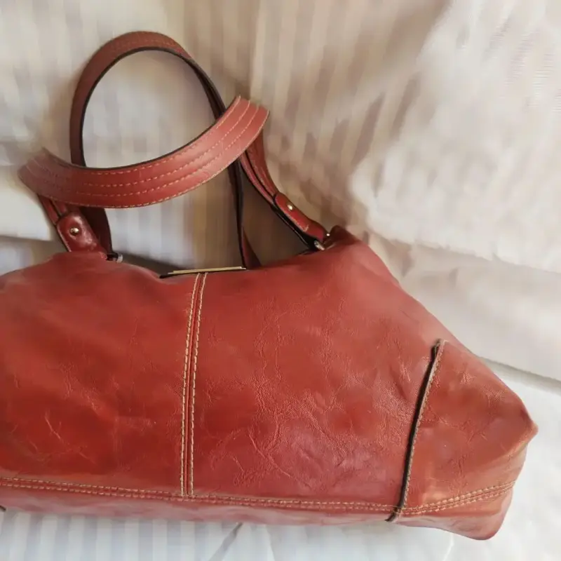 Bolso Rosetti de cuero sintético marrón - 3
