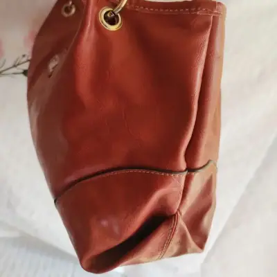Bolso Rosetti de cuero sintético marrón - miniatura 4