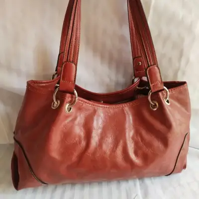 Bolso de cuero rojo Rosetti elegante - miniatura 3