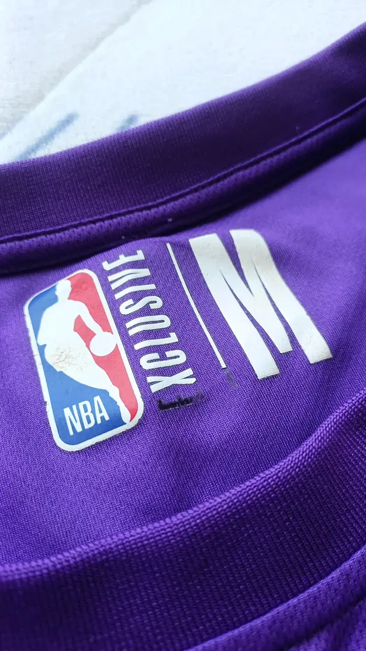 Camiseta NBA Lakers LeBron James morada - 3