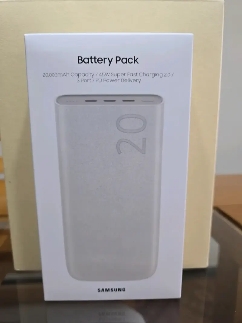 Batería Externa Samsung 20000mAh 45W NUEVA SELLADA - 1