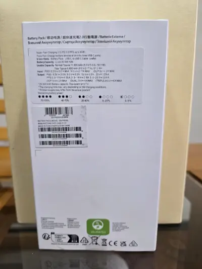 Batería Externa Samsung 20000mAh 45W NUEVA SELLADA - miniatura 2
