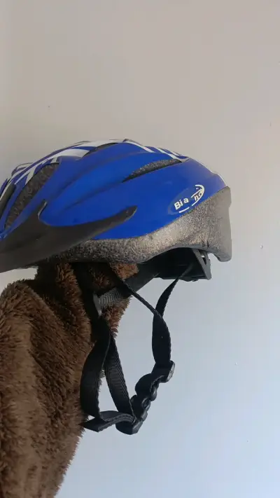 Casco de bicicleta azul Bia TM - miniatura 1