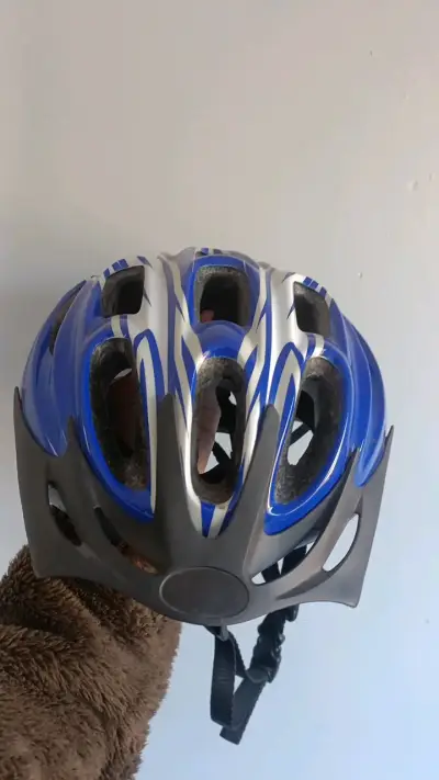 Casco de bicicleta azul Bia TM - miniatura 3