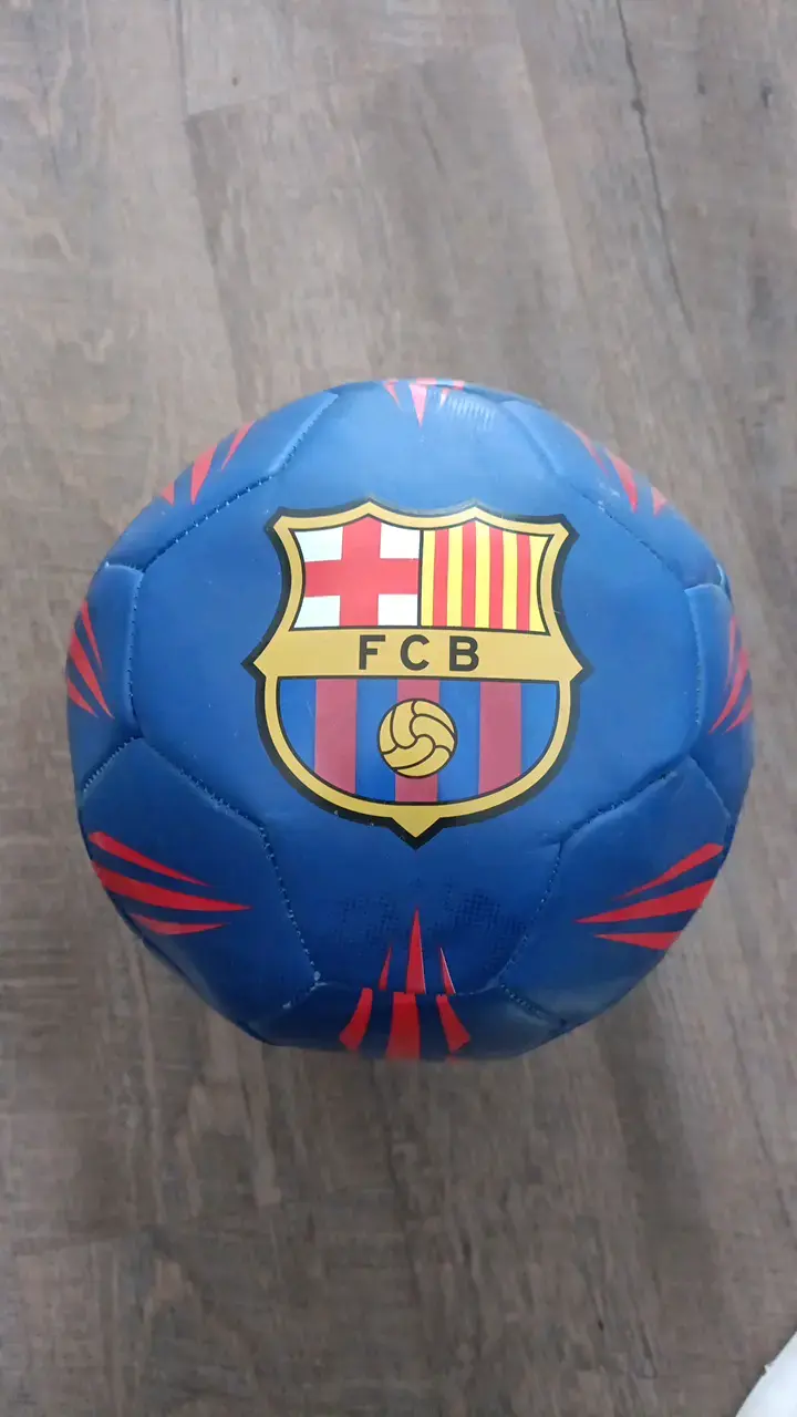 Balón de fútbol FCB azul y rojo - 1