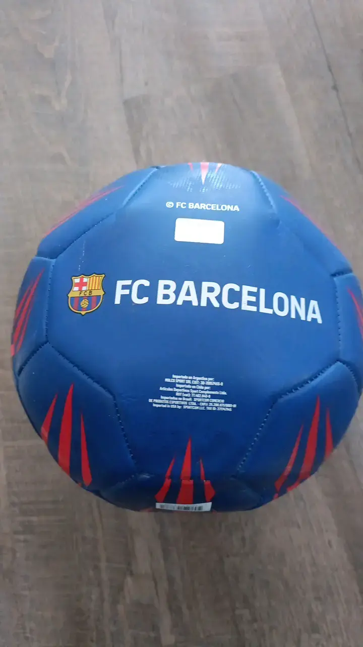 Balón de fútbol FCB azul y rojo - 2