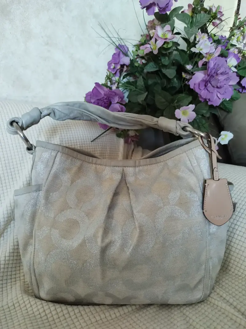 Bolso Coach Gris beige con diseño elegante - 1