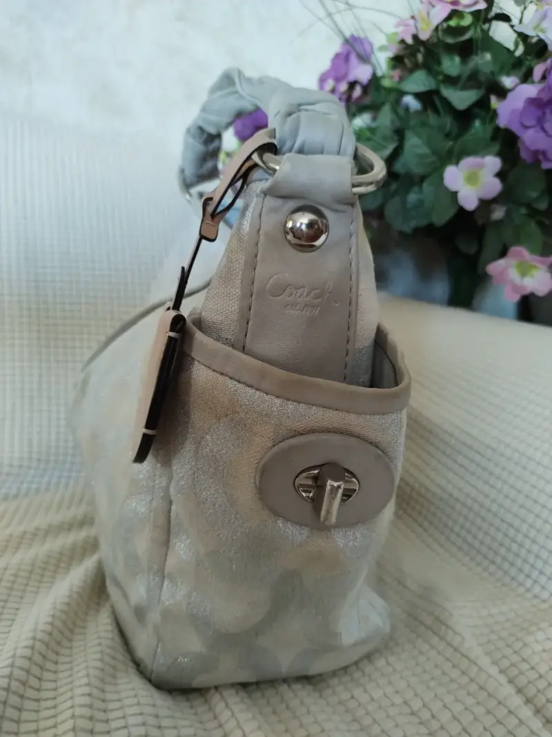 Bolso Coach Gris beige con diseño elegante - 2