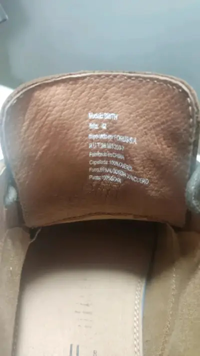 Botines de cuero marrón RKF para hombre - miniatura 3