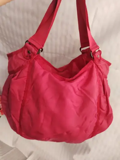 Bolso de hombro saxoline fuccia con bolsillo - miniatura 4