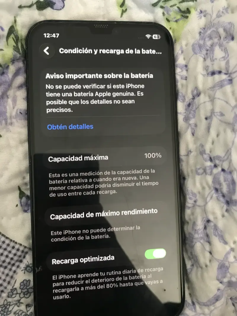 iPhone 12 negro en buen estado - 3