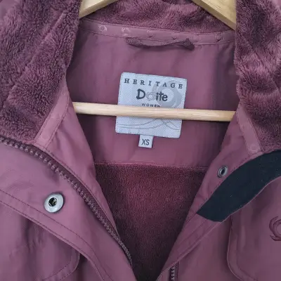 Chaqueta Doite Heritage mujer burdeo - miniatura 1