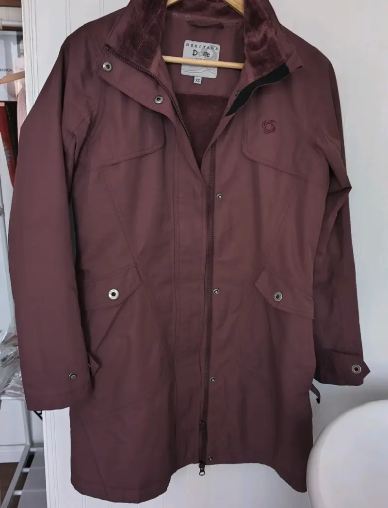 Chaqueta Doite Heritage mujer burdeo - 3