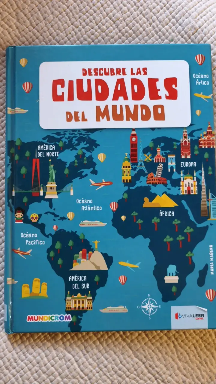 Libro infantil 'Descubre las ciudades del mundo' - 1