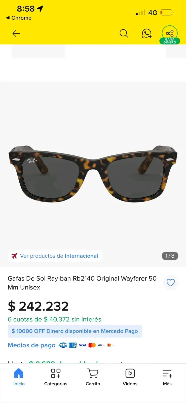 Gafas de sol Ray-Ban Wayfarer clásicas - 3