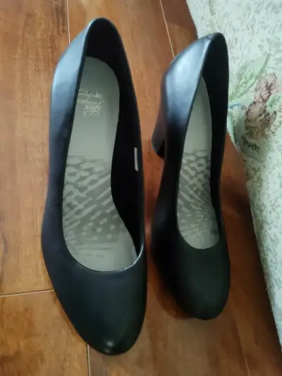 Zapatos de tacón negros Clarks elegantes T.41 - CL - miniatura 5