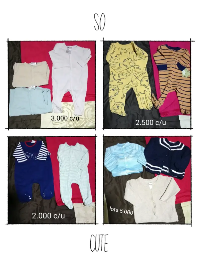 Lote de ropa de bebé variada - 1