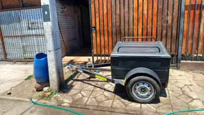 Carro de arrastre Ach Bike negro - miniatura 2