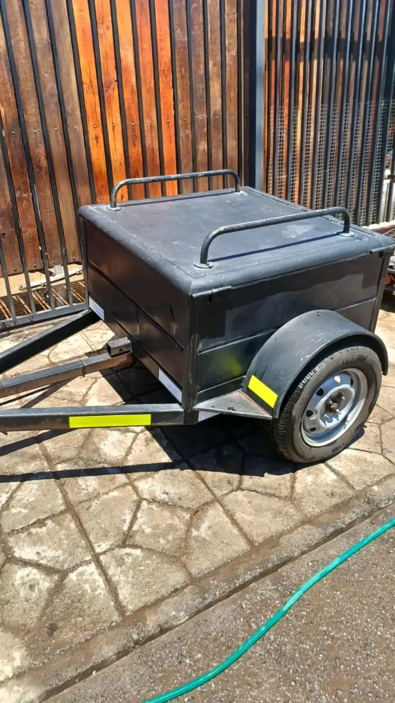 Carro de arrastre Ach Bike negro - 5