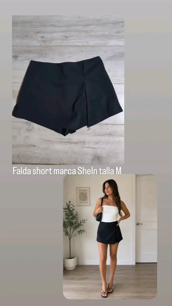 Falda short negra Sheln talla M