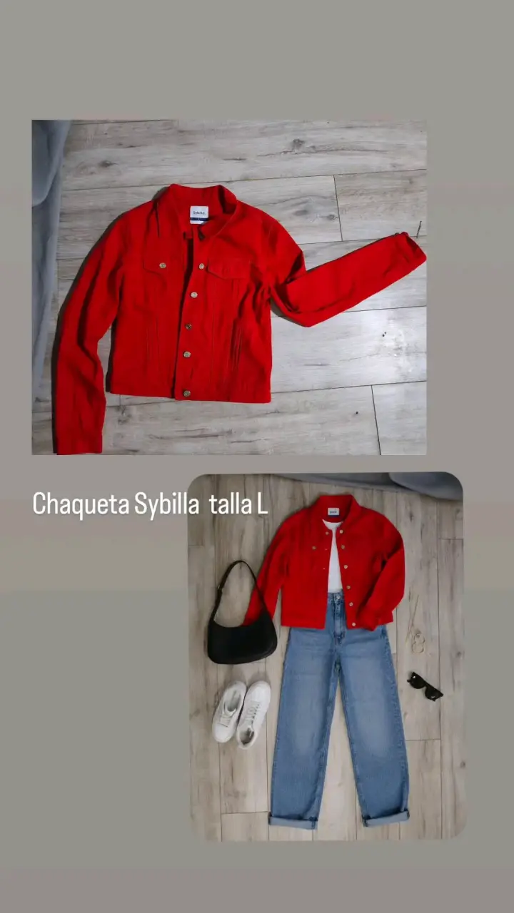 Chaqueta roja Sybilla talla L