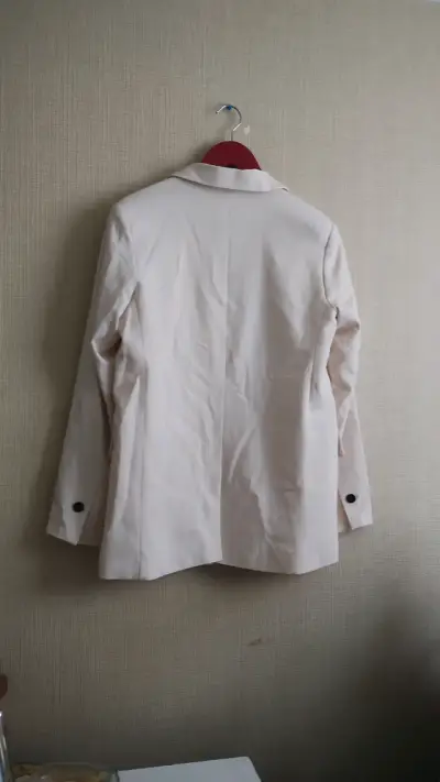 Blazer beige de mujer Sybilla elegante - miniatura 2