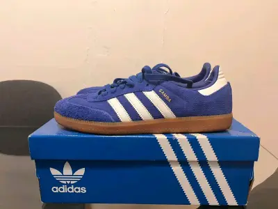 Zapatillas Adidas Samba azules para hombre - miniatura 1