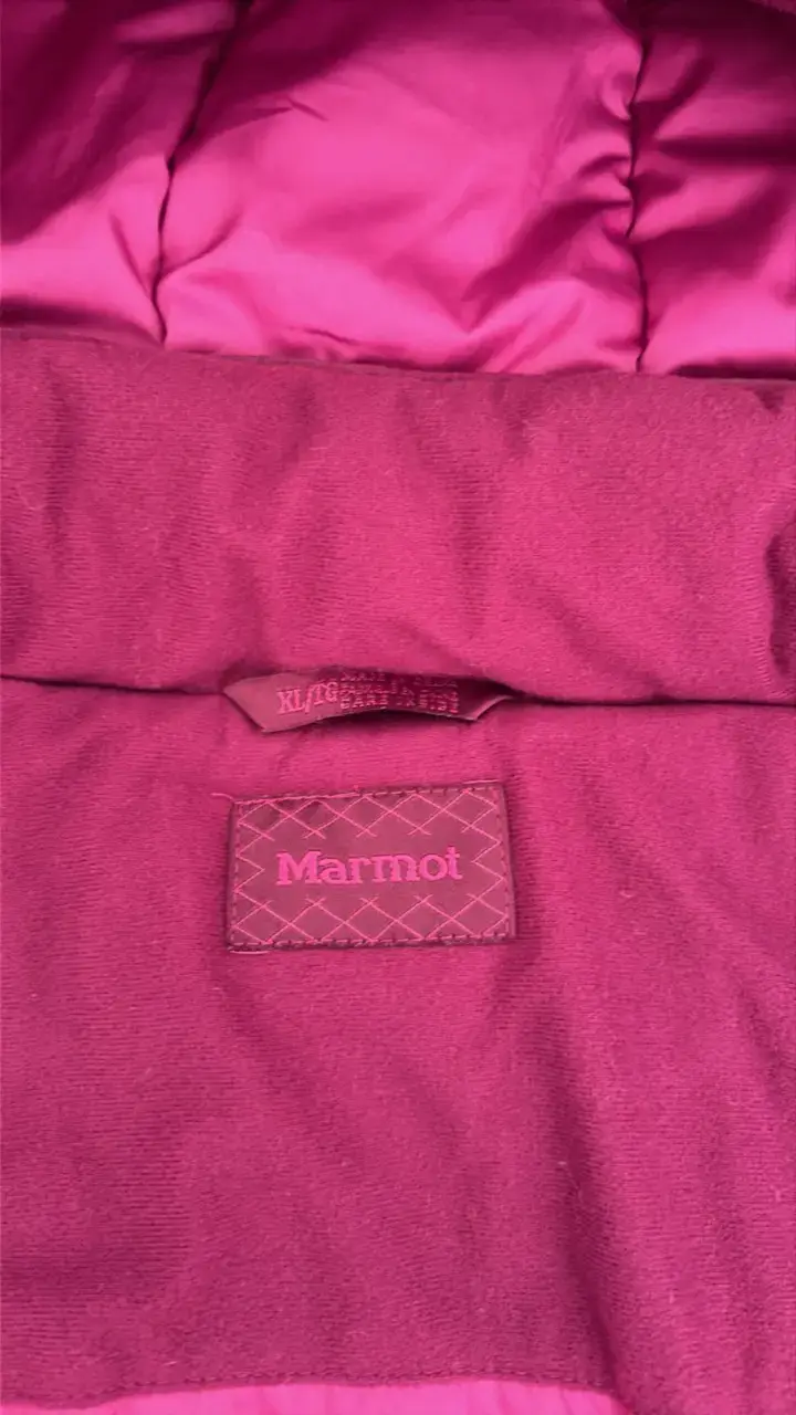 Chaqueta acolchada Marmot morada con capucha - 2