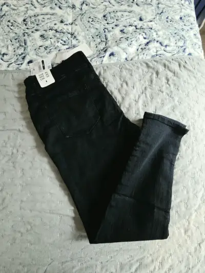 Jeans negros de mujer talla 46 ,jeans azules 2xl - miniatura 1
