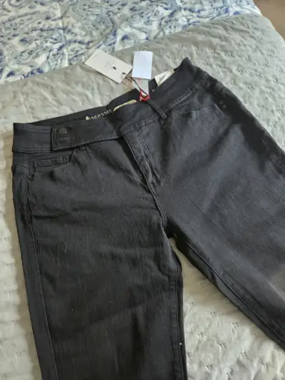 Jeans negros de mujer talla 46 ,jeans azules 2xl - miniatura 2