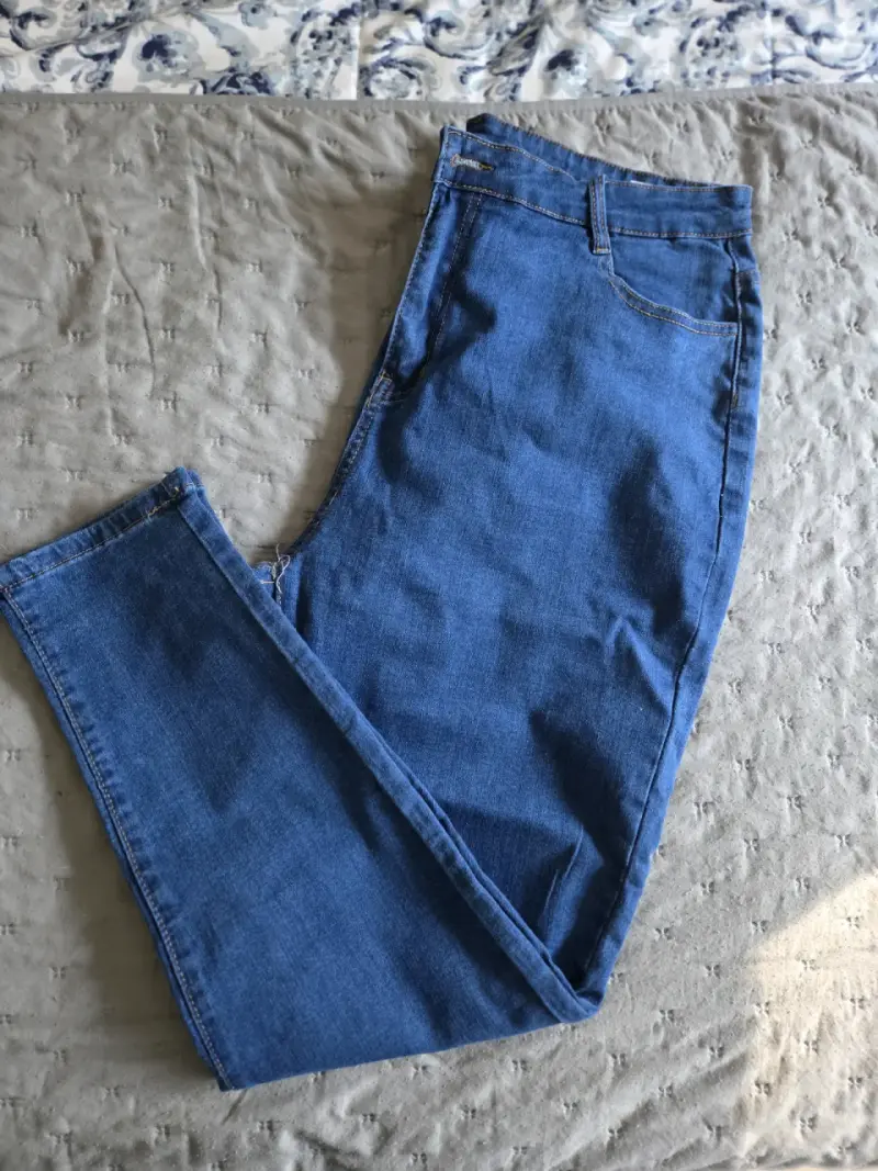 Jeans negros de mujer talla 46 ,jeans azules 2xl - 4