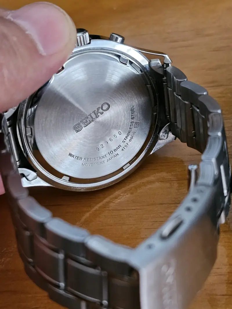 Reloj Seiko cronógrafo acero inoxidable - 2