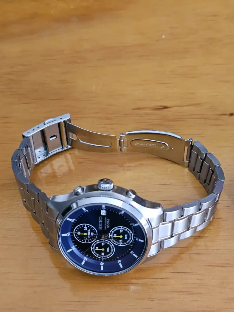 Reloj Seiko cronógrafo acero inoxidable - 3